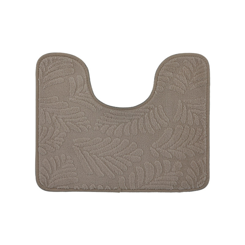 Nuevo Jacquard baño de peluche absorción de agua esterilla de suelo de color sólido antideslizante esterilla de baño baño puerta de ducha esterilla transfronteriza