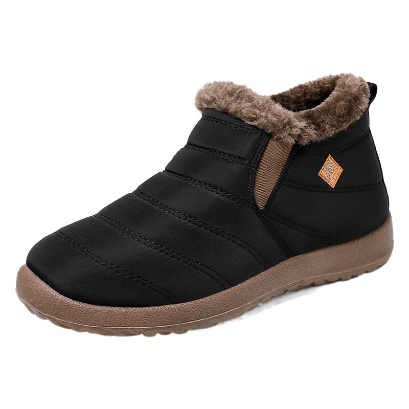 Botas de algodón para mujer Botas de poliuretano de gran tamaño transfronterizas de invierno para mujer más botas de nieve de caña alta engrosadas de terciopelo Zapatos de algodón de pareja al por mayor