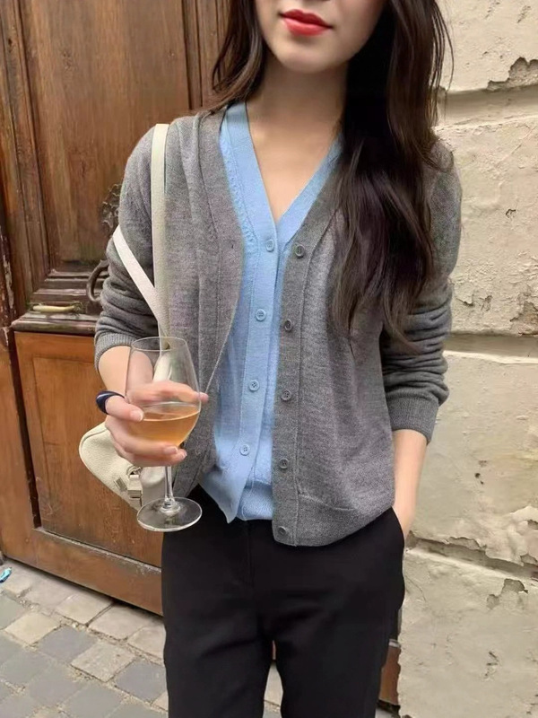 【预售】韩国东大门 mohhe 早秋款薄款宽松显瘦开衫|undefined