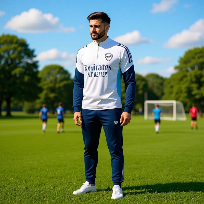 2526 New Real Madrid Paris Flamengo Miami Arsenal Italian Football Training Suit Long Sleeve