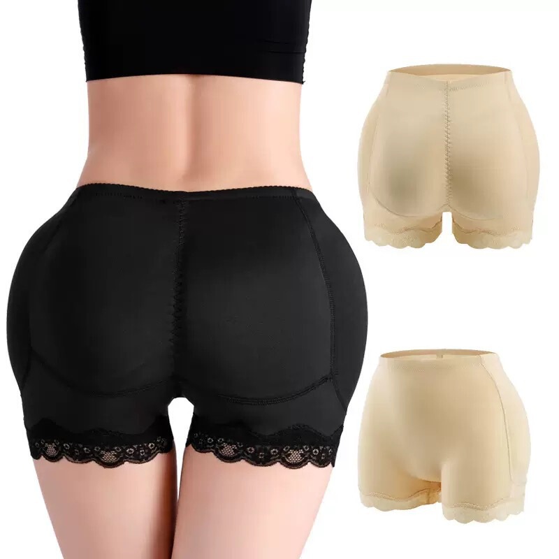 Butt and Hip Enhancing Plus-Size Fake Butt Underwear, Lace Fake Butt Pads, Sponge Pads, Body Shaping, Butt Lifting, Body Sculpting, Tummy Control Pants