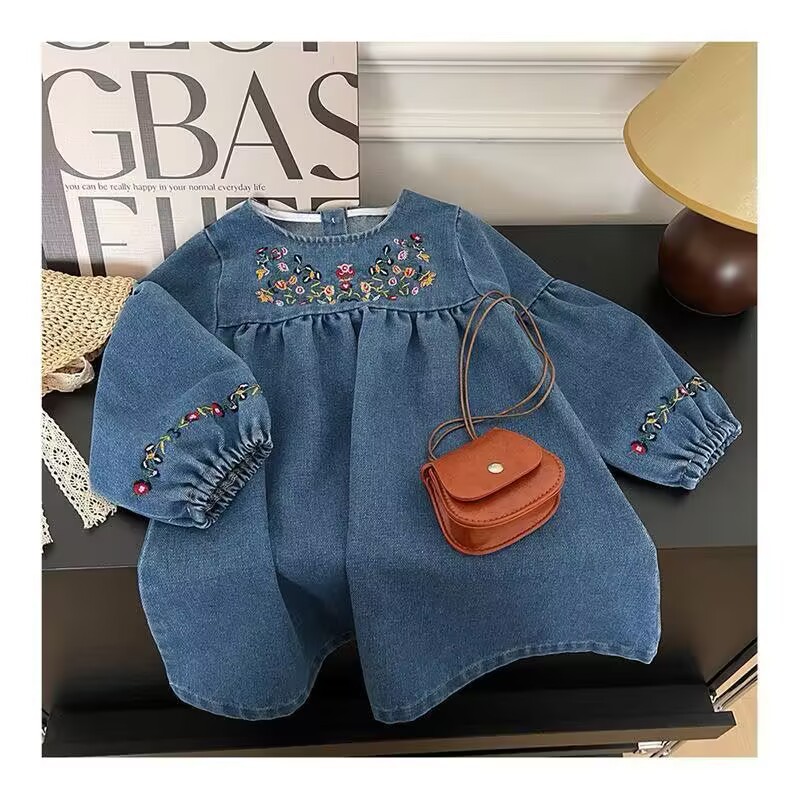 Autumn denim long-sleeve