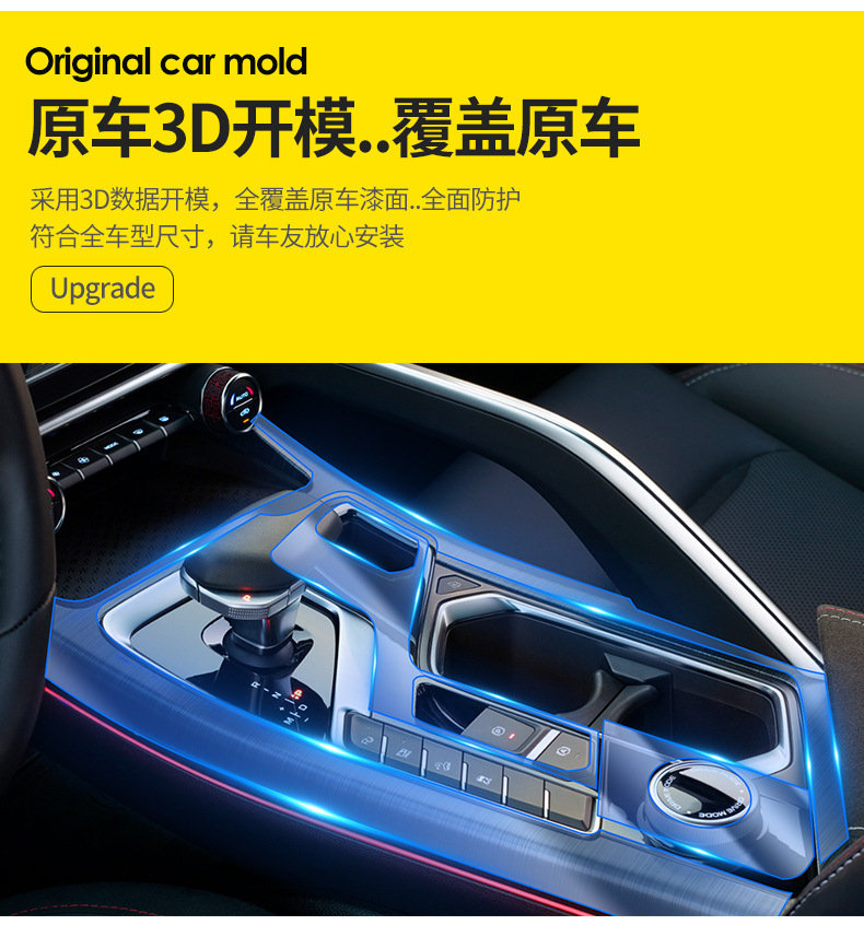 Suitable for Geely Jiaji Borui Emgrand Glgs Xingyue Interior Film Central Control Gearbox Tpu Protective Film