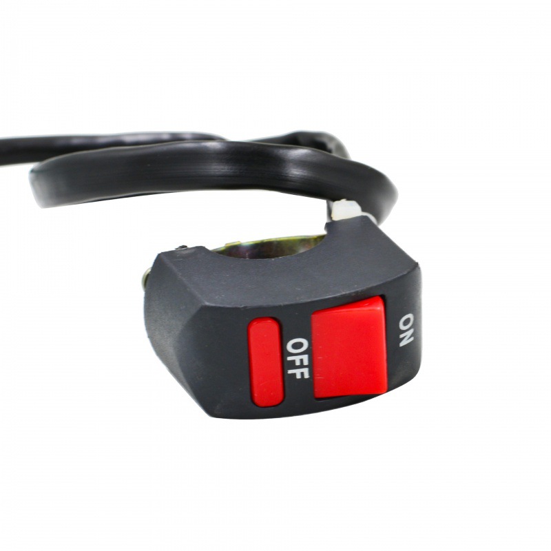 Interruptor DE LA MANIJA del coche eléctrico de la motocicleta manija del grifo de la motocicleta luz de advertencia modificación interruptor de los faros suministro de fábrica