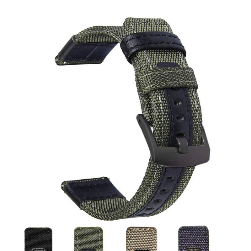 Cross-Border Hot Selling Men's Sports Watch Strap Suitable for Samsung Gear S3 S2 Nylon Watch Strap 20Mm22Mm