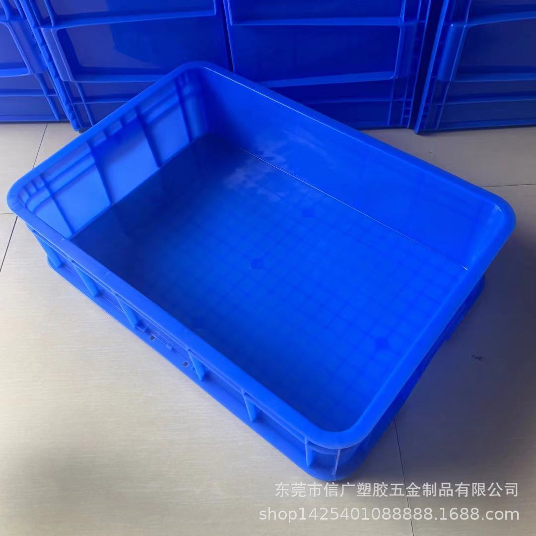 特大号塑料箱加厚周转箱长方形物流箱带盖工业储物箱白色周转箱