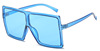 Trend glasses, fashionable multicoloured sunglasses, European style, plus size