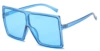 Bright blue box full blue tablets