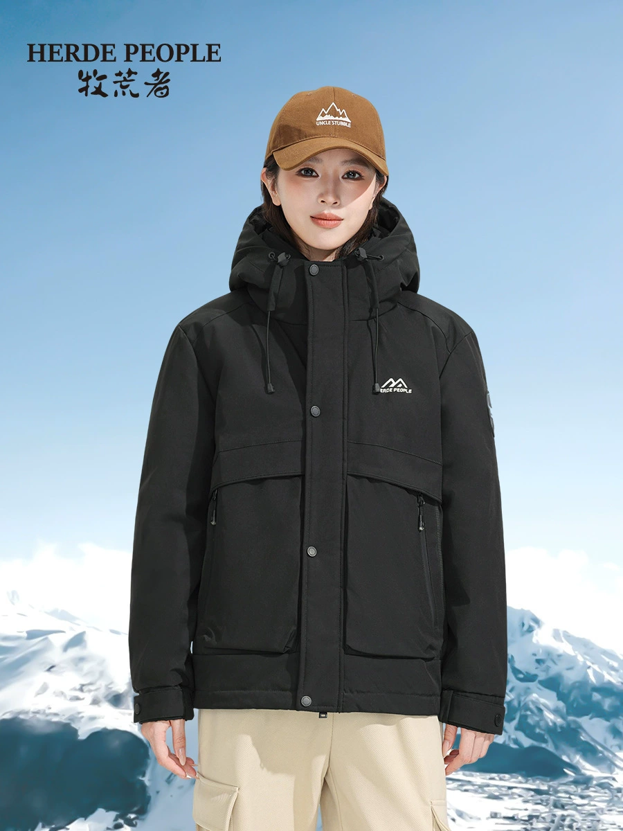 牧荒者 Winter keep warm windproof waterproof down jacket