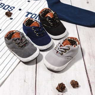 春秋季新款0-12个月宝宝鞋软底学步鞋帆布鞋婴儿鞋 baby shoes
