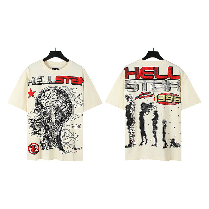 Venta al por mayor versión correcta pa marca de moda manga larga Camiseta palmera espalda Carta Grande logo manga de Batwing OS gota hombro superior