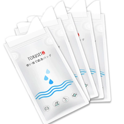 On-board emergency urine bag: Women and Men