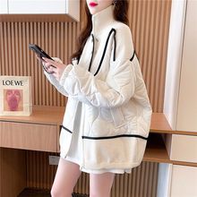 设计感外搭毛衣短款开衫女新款秋冬 宽松慵懒风加厚外套