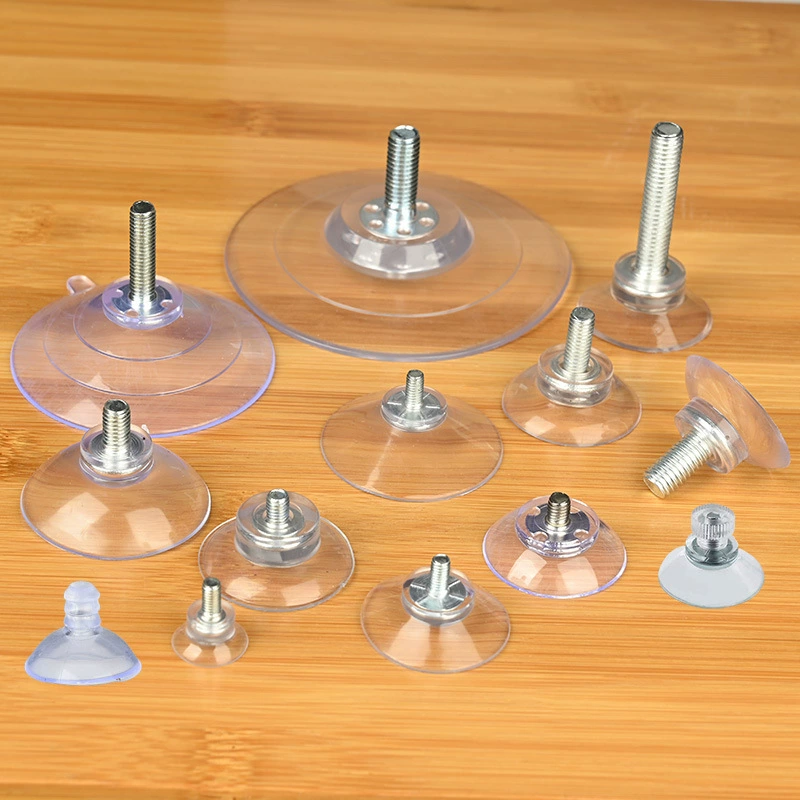 M4-5-5-6-8-с винтовой присоской Экологичный ПВХ Материал регулируемый крюк настенный стеклянный скальный лист всасывание