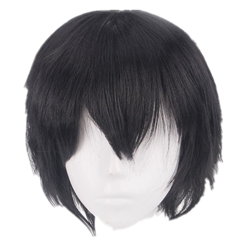 Harajuku Reverse Curled Male Hair Anime Wig Export Short Hair Reverse Curled Style Universal Cosplay Fake Hair Colorful Wig