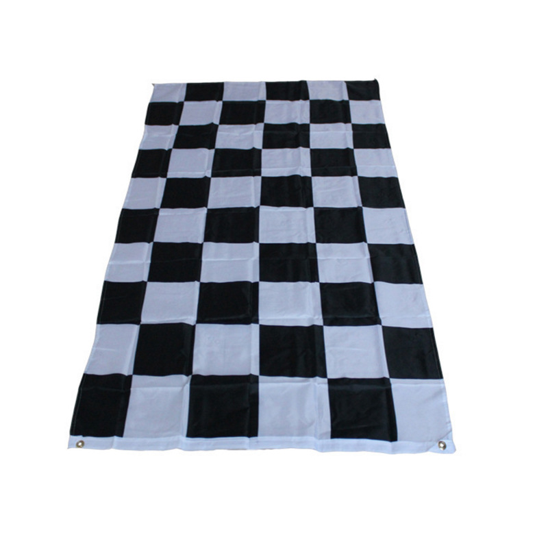 90*150cm 3*5ft 黑白格子 赛车旗 Racing Checkered flag 打孔-阿里巴巴