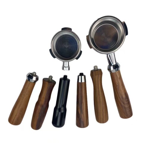 Italian semi-automatic coffee machine bottomless handle coffee machine brewing head modified handle M10 rosewood wooden handle