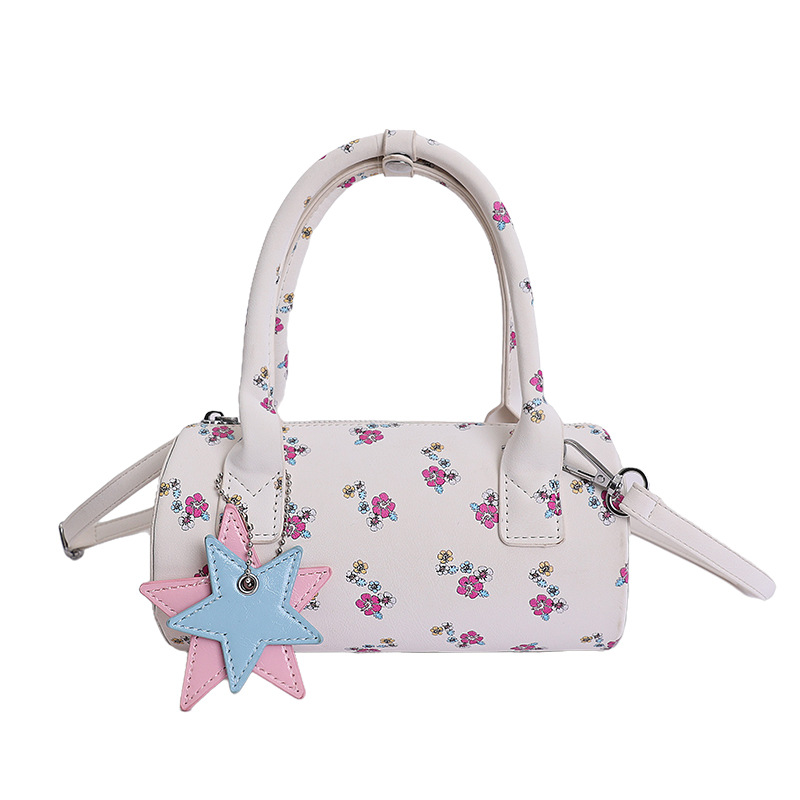 Moda nueva pequeña flor de mujer 2026 nueva bolsa de almohada de viaje mochila de hombro bolso bajo la axila de nicho