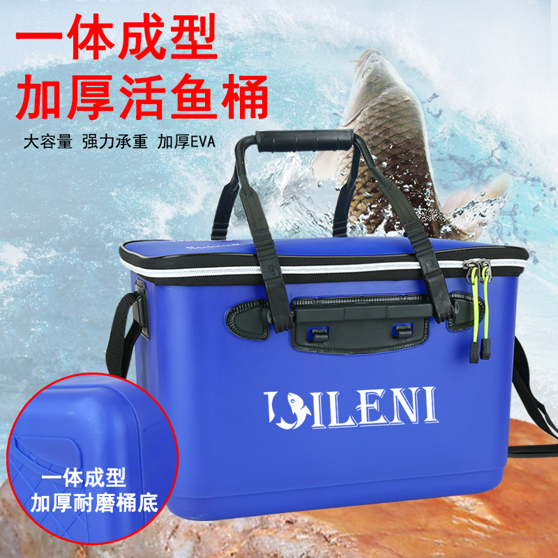 One -in -one EVA live fish bucket folding fish house barrel fishing…