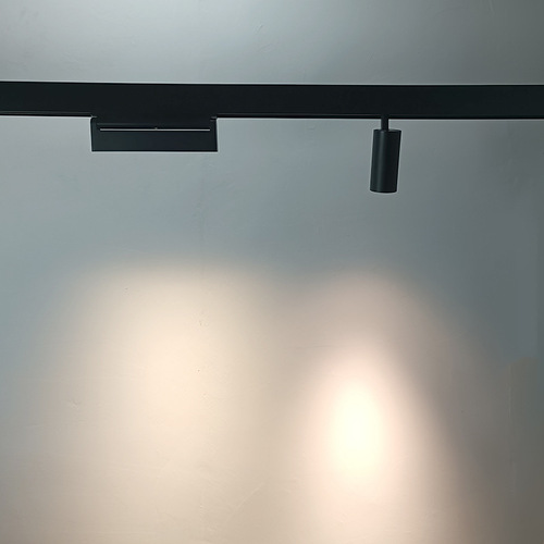 Magnetic track light embedded exposed and concealed home without main light living room magnetic light wholesale store exhibition hall white