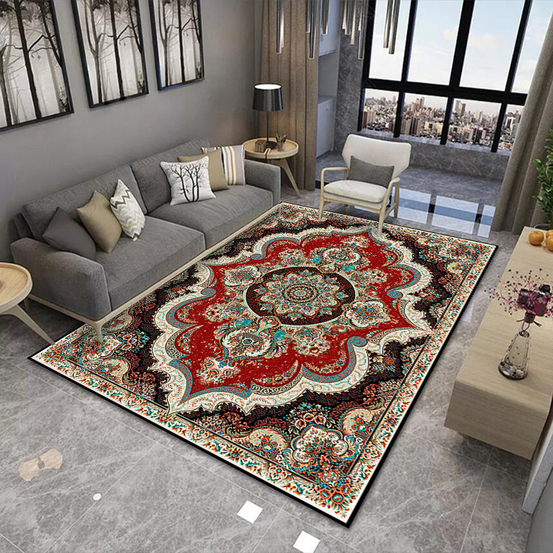 客厅卧室床边3D印花地毯地垫门垫厨房浴室脚垫广告垫LOGO图案制做|ru