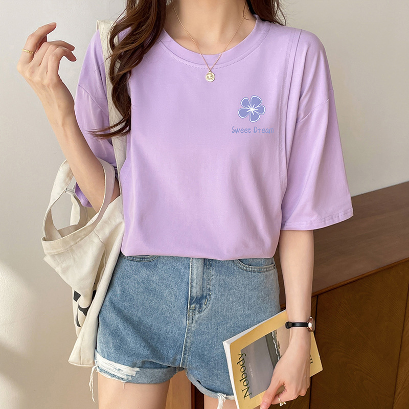 哺乳衣外出辣妈款喂奶上衣夏季浦乳衣服外穿短袖t恤夏装薄款半袖|undefined