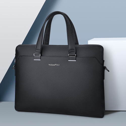 Emperor Paul briefcase men's genuine leather business cross-body bag computer bag portable men's bag men's bag wholesale