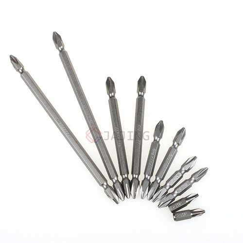 S2 strong magnetic double-head cross-wind bit 6.35 screwdriver bit electric drill pneumatic impact bit electric screwdriver bit