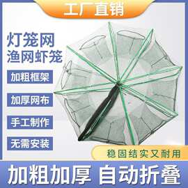 虾笼鱼网捕鱼笼神器自动折叠抓黄鳝笼捕虾网工具渔具捉龙虾网渔网