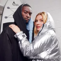 Индивидуальный на фабрике международный бренд в том же стиле удлиненный на флисовой подкладке утолщенный Водонепроницаемый Открытый Серфинг Плавание металлический глянцевый плащ