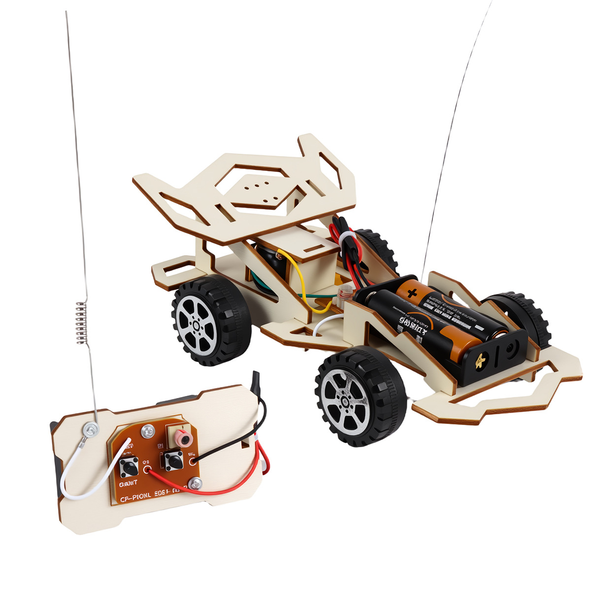 Remote Control Racing Car Handmade DIY Invention Material Package Electric Primary School Students Self-Assembled Kidsren's Toys