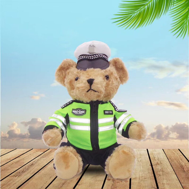Net red police bear traffic police bear police bear traffic plush toy professional bear sunglasses Teddy wholesale police Net red police bear traffic police bear police bear traffic plush toy professional bear sunglasses Teddy wholesale police