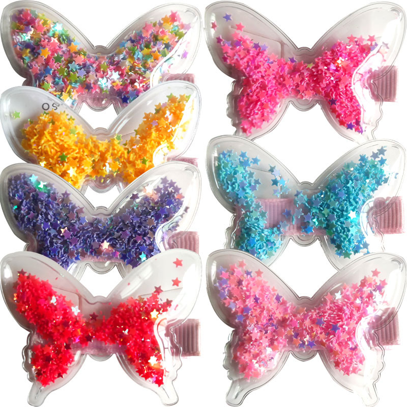 Cute Butterfly Ribbon Hair Clip display picture 1