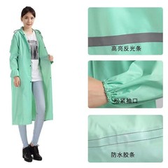 New Fashion One-piece Raincoat, Long Length Full-body Rain Protection for Electric Scooter and Bicycle, Adult Long Coat Rain Poncho