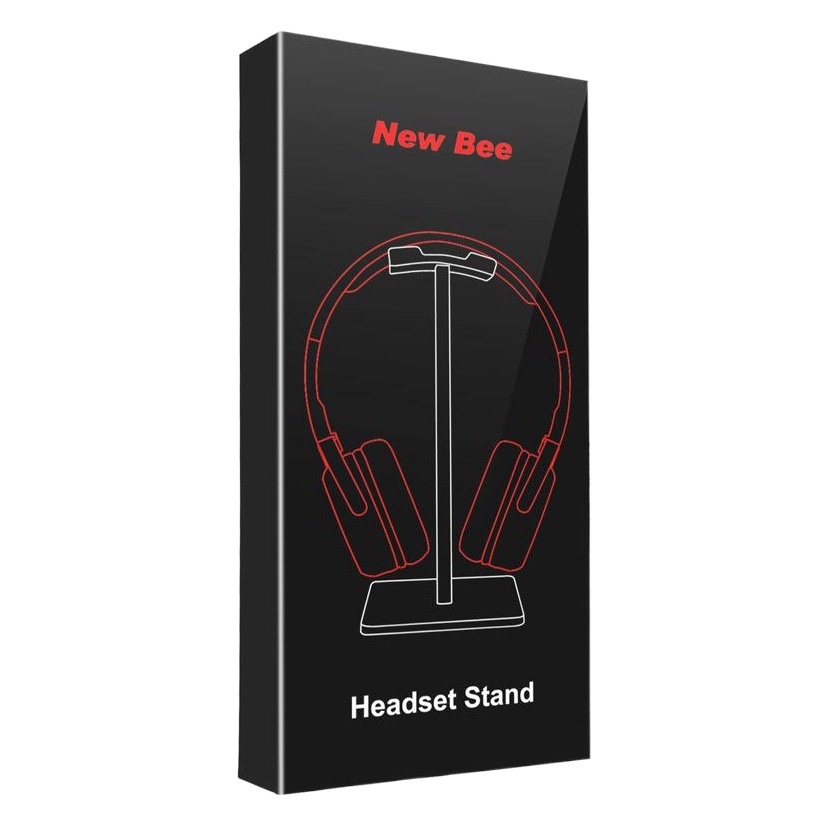 Nueva abeja auricular soporte de aleación de aluminio soporte imprimible logotipo auricular rack auriculares soporte de exhibición