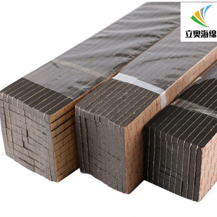 黑色闭孔机器发泡壳体接缝密封海绵条 减震耐油密封发泡泡棉条