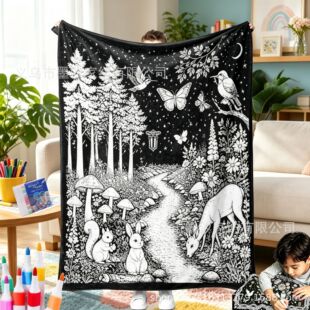 �羳��ƷDIY Coloring Blanket �ֹ��T�f̺�ӿ羳�əCϴ�p�ӼӺ�