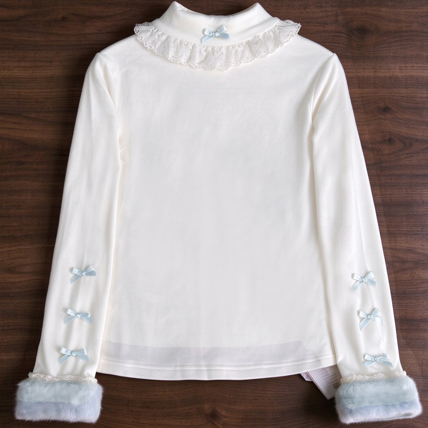 Lolita Inner Wear from Zhijinyuan [Soft Sweetheart] Upgraded Fabric, Soft and Skin-Friendly Warm Knitted Base Shirt