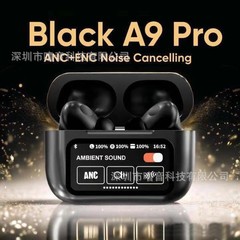 新型国境を越えた対外貿易a9円スクリーンANCノイズリノイズタッチスクリーンは、耳に入る防水ワイヤレスbluetoothイヤホン