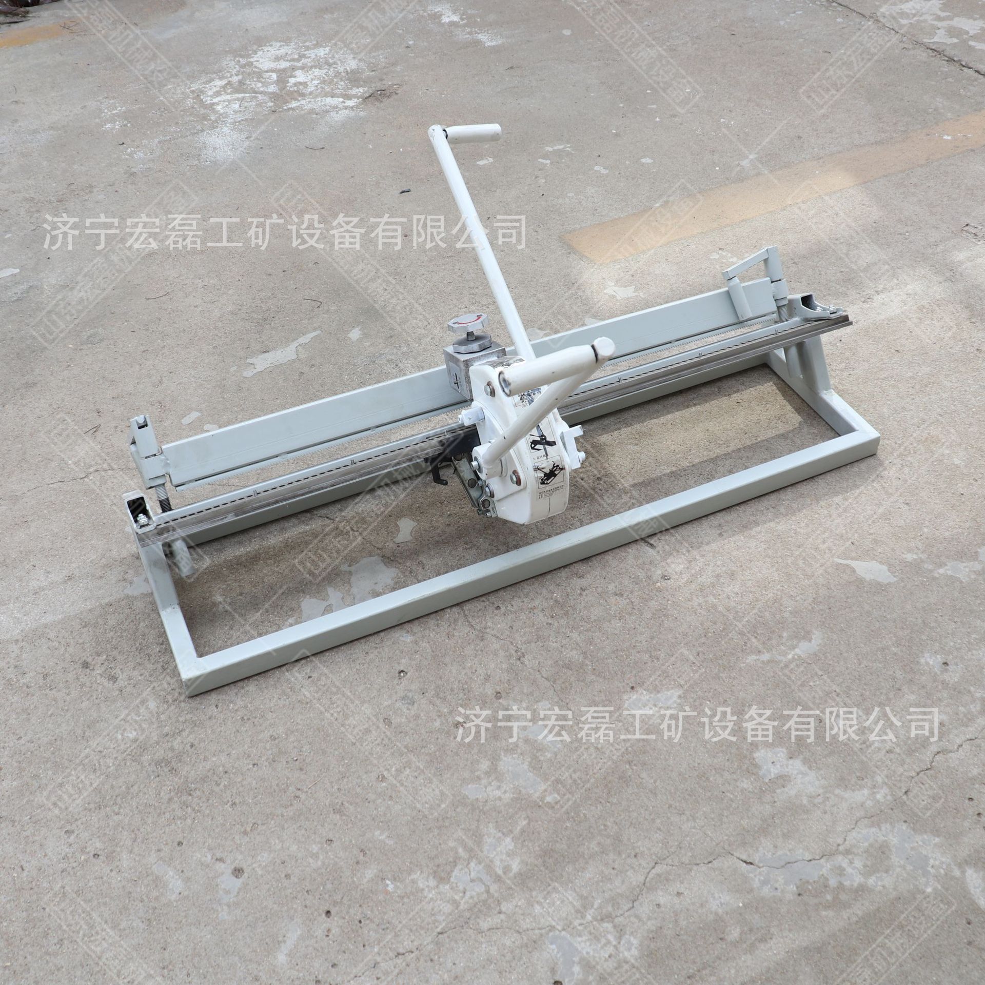 Máquina hidráulica de hebilla de cinturón KJ1000, equipo de hebilla de tracción manual, máquina de hebilla de cinturón transportador de minas