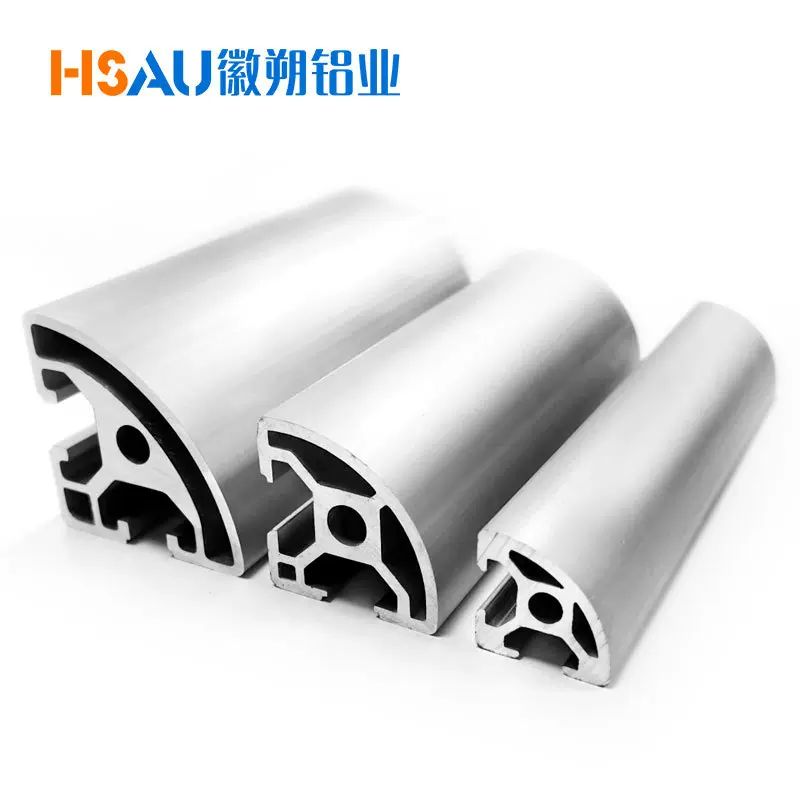 厂家批发4040R铝型材半圆形铝合金自动化设备转角弧形4040R铝型材