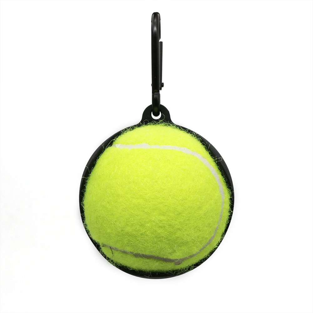 2023 nuevo soporte de tenis para mascotas cubierta de tenis titular de pelota de juguete manos libres portátil perro caminando suministros Bola de entrenamiento vaina