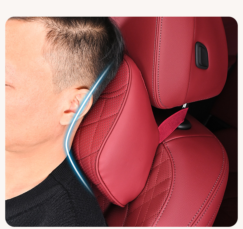 Car waist support car headrest universal car waist pillow cushion memory foam neck pillow seat cushion original car texture