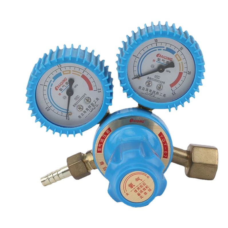 批发氧气表乙炔表减压阀减压器 防爆皮套防震压力表 工业焊割用