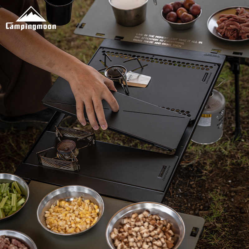 Coman CK-3650 puente mesa picnic combinación táctica IGT mesa de camping ligero portátil al aire libre mesa plegable