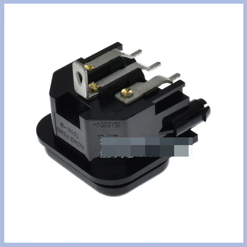 Оригинальный RF Тайвань RONG FENG импортный сетевой разъем 701W-G IEC60320 C14 (вилка)