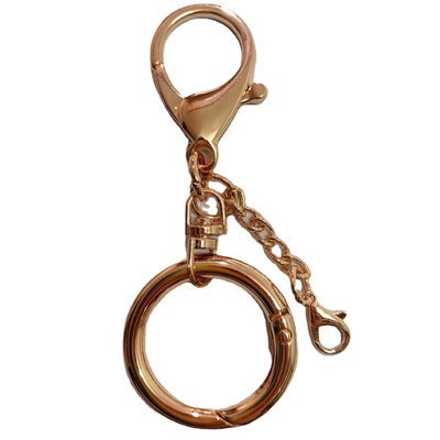 钥匙扣配件弹簧圈龙虾扣链条钥匙链出口品质定制|ms