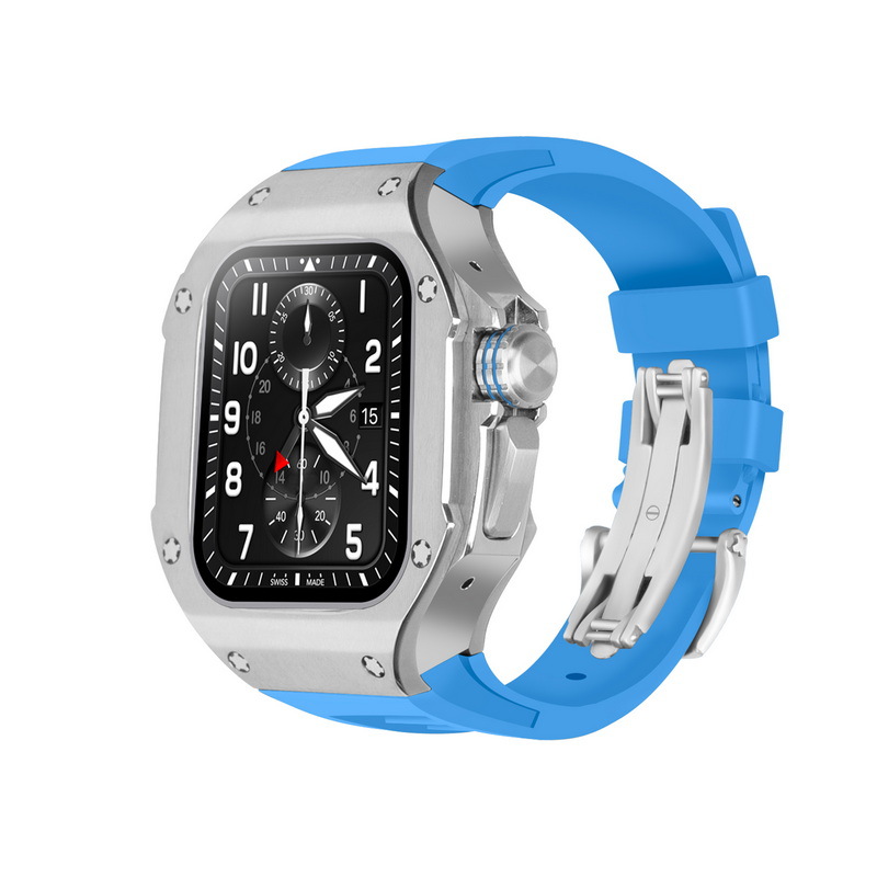 Para iwatch ultra49 reloj correa de Apple Correa protectora Shell 316L Acero inoxidable Richard cambiado al traje