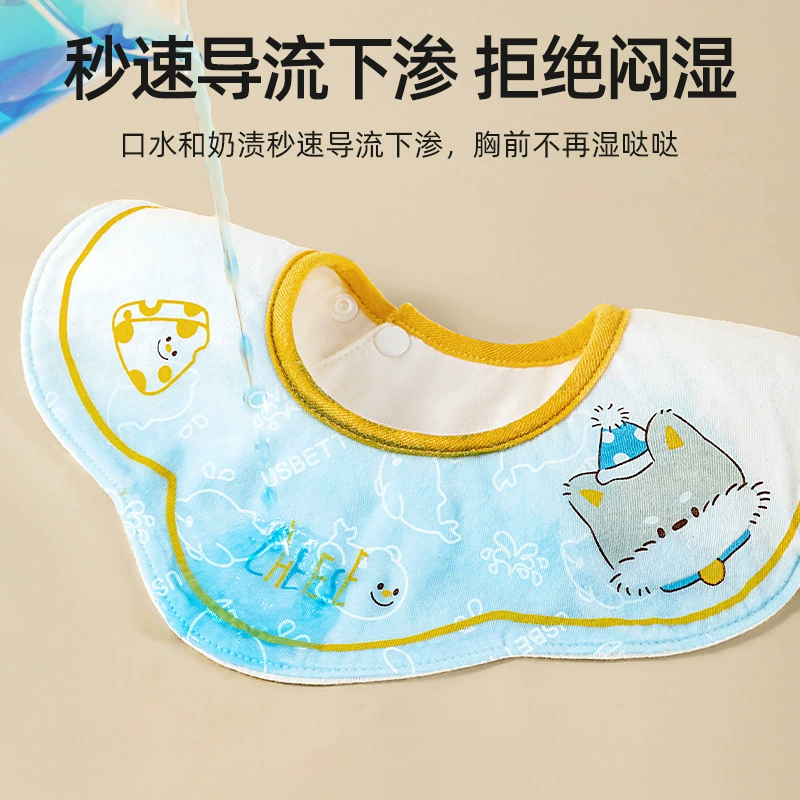 Защитная хлопковая водостойкая детская блуза дляAutumn eating bib? Chinese: protective cotton waterproof children's autumn eating bib for newborn, increased thickness, with pocket