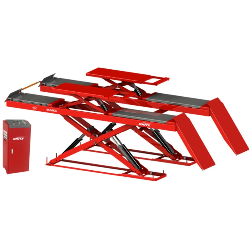 Ультратонкий U-S45 ножницы большой семенник четырехколесный позиционированный подъемник напольных ножниц